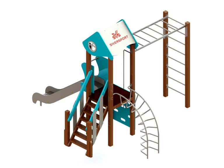 KID-701.5 Игровой комплекс "Однобашенный с рукоходом"