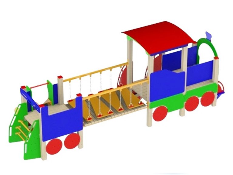 KID405 Гімнастичний комплекс Паровозик великий