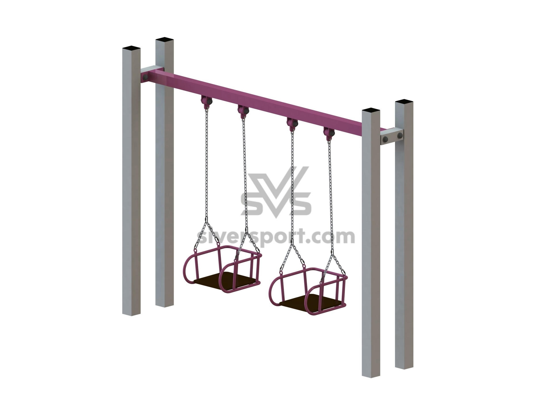 ТЕ431 Гойдалка подвійна на ланцюгах