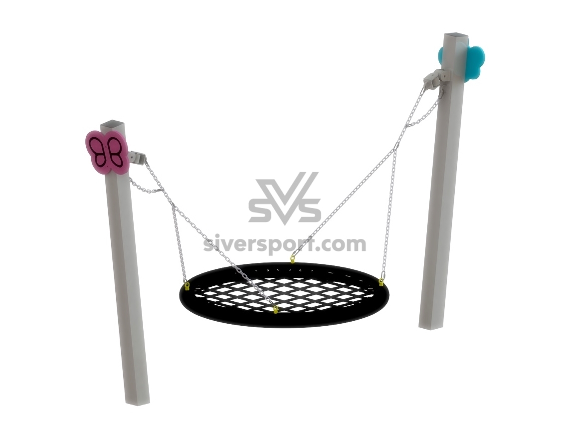 VP 0513 Гойдалка металева Гніздо лелеки